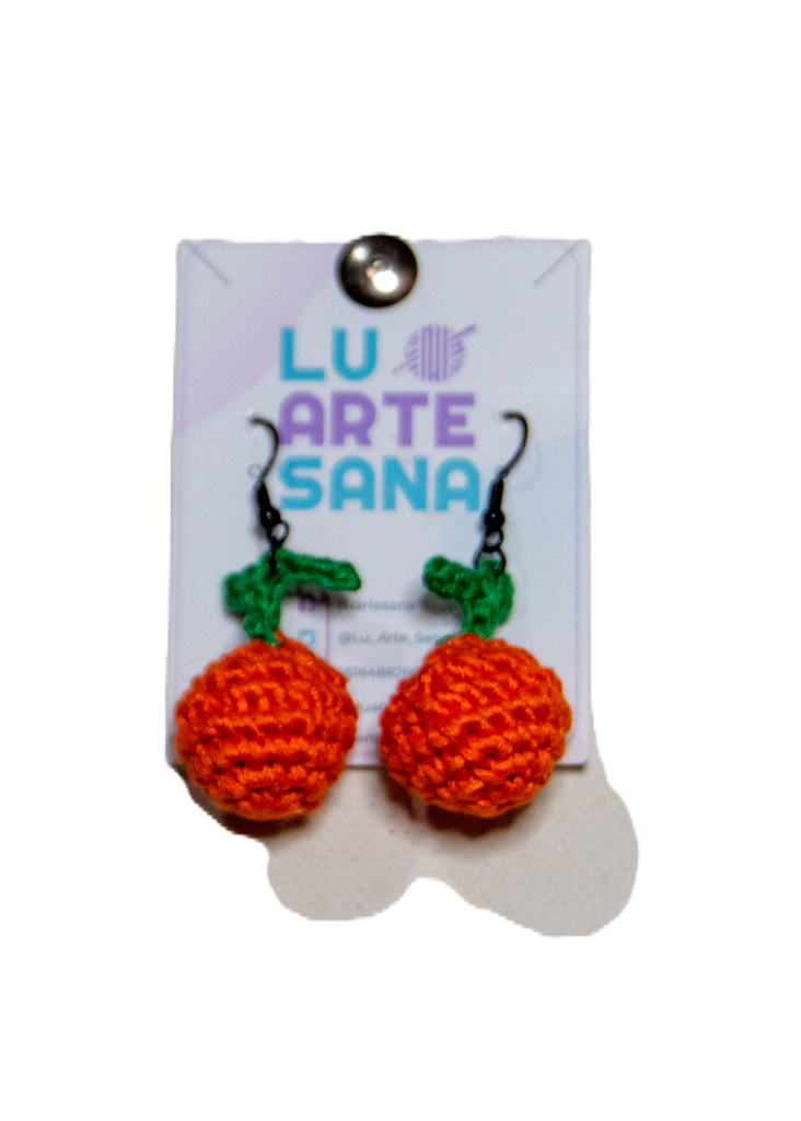 Aretes mandarina