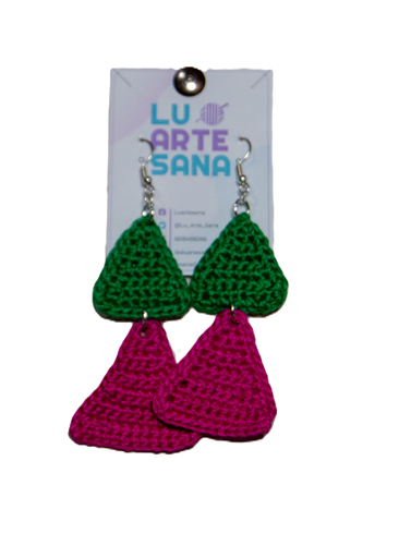 Aretes triangulo doble